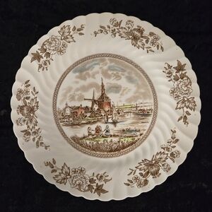 Johnson Bros Tulip Time Dinner Plate England